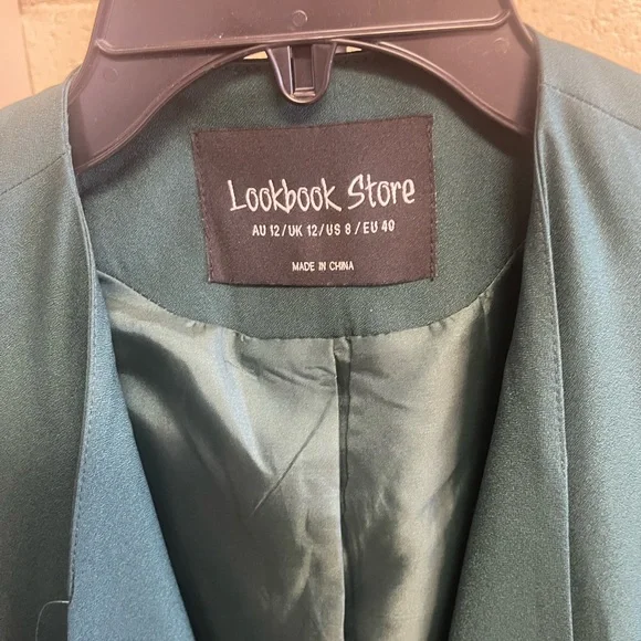 Emerald Green Oversized Blazer/Jacket - Picture 7 of 10